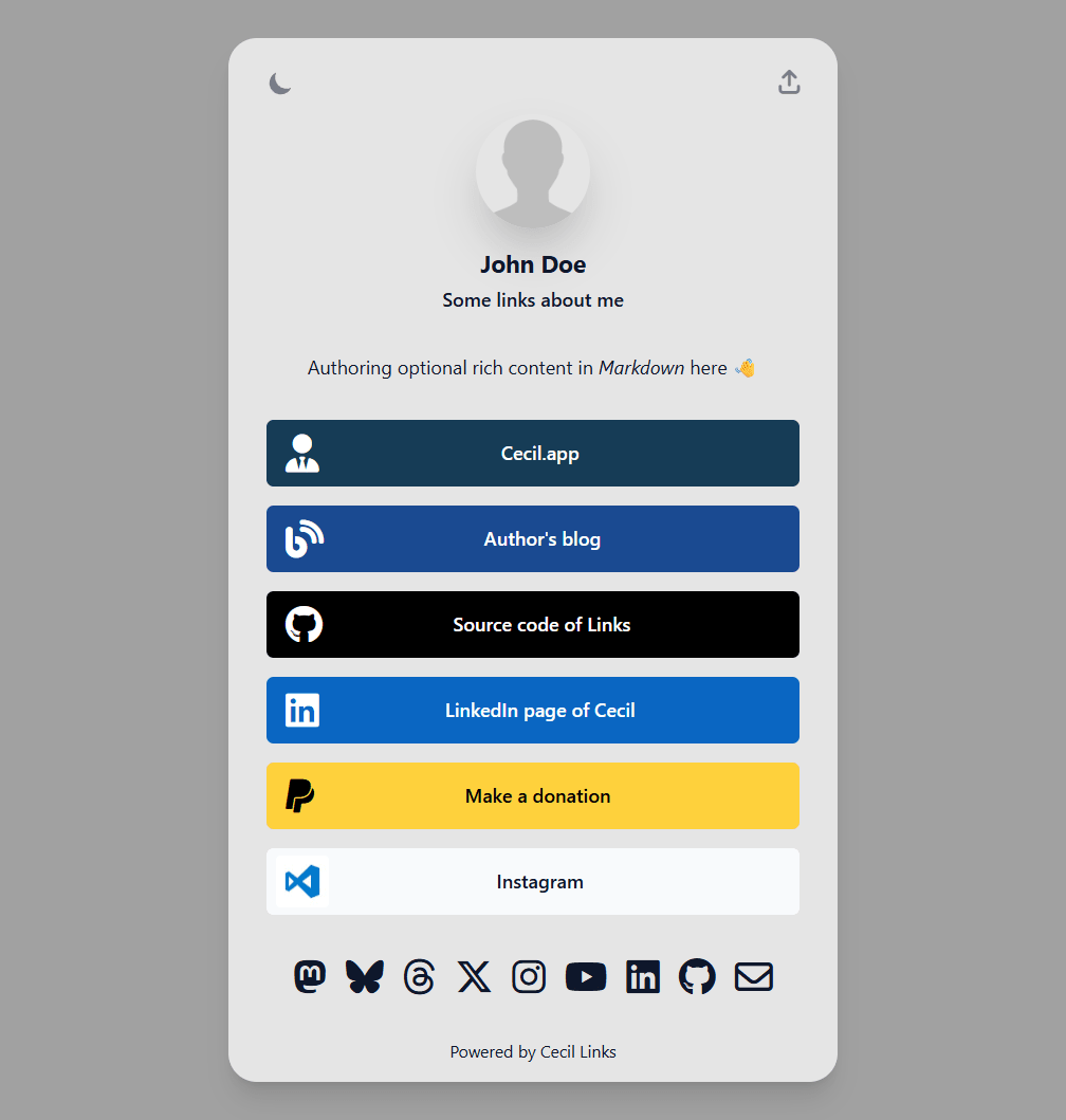 Links's screenshot